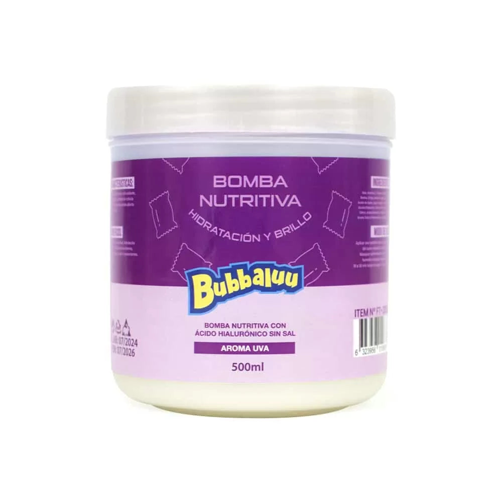 Bomba Nutritiva Capilar Bubbaluu 500 ml – presentación | Levora Perú