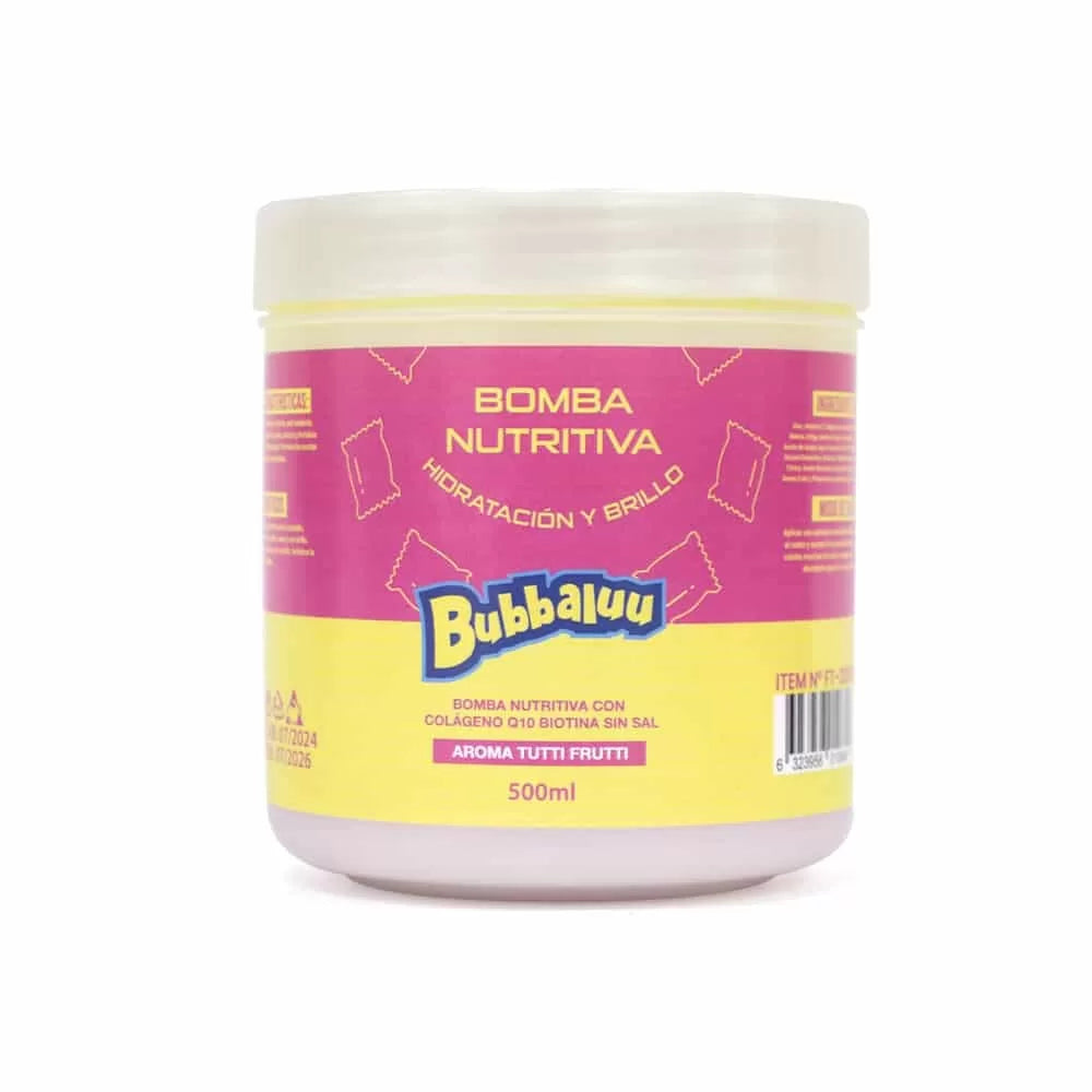 Bomba Nutritiva Capilar Bubbaluu 500 ml – detalle | Levora Perú