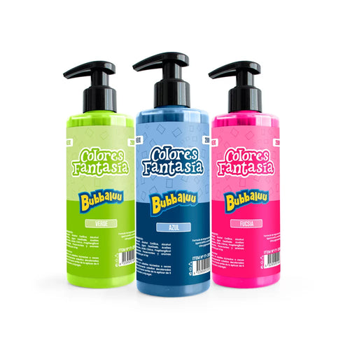 Colores Fantasía Bubbaluu para el cabello | Levora Perú