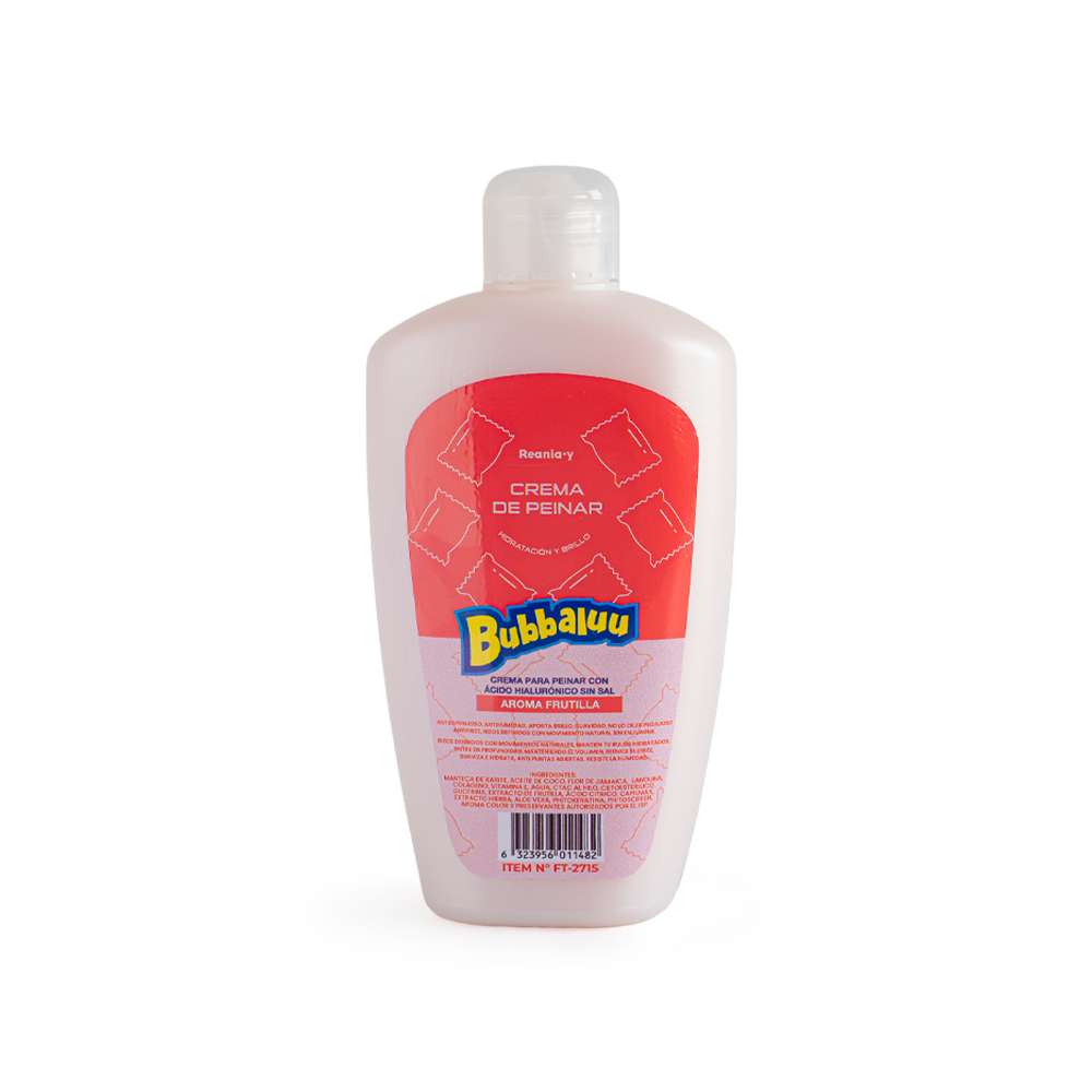 Crema de Peinar Bubbaluu – vista frontal | Levora Perú