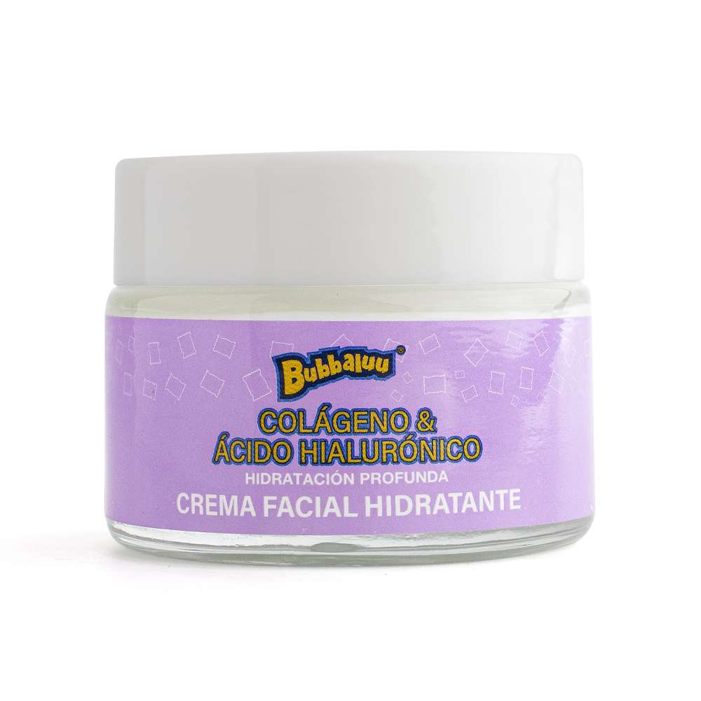 Crema Facial Colágeno y Ácido Hialurónico Bubbaluu | Levora Perú