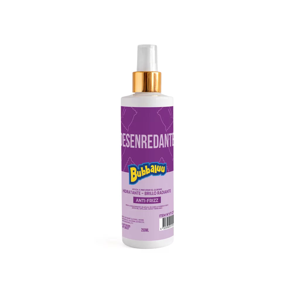 Desenredante Capilar Bubbaluu 250 ml – vista frontal | Levora Perú