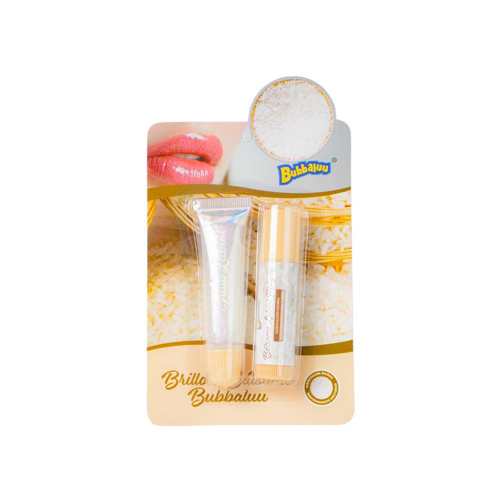 Dúo Brillo Labial Bubbaluu – presentación | Levora Perú