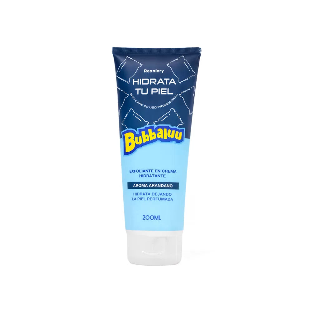 Exfoliante en Crema Bubbaluu Hidrata tu Piel – empaque | Levora Perú
