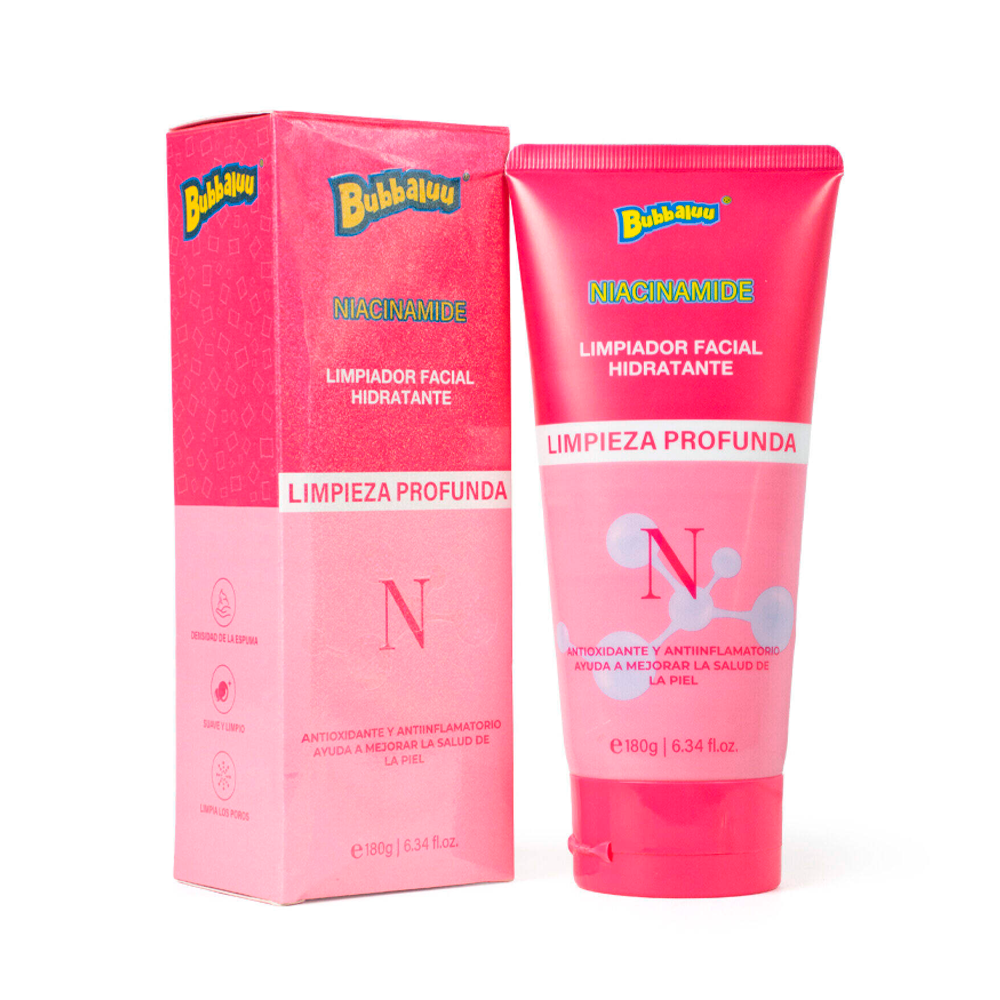 Limpiador Facial Niacinamida Bubbaluu | Levora Perú