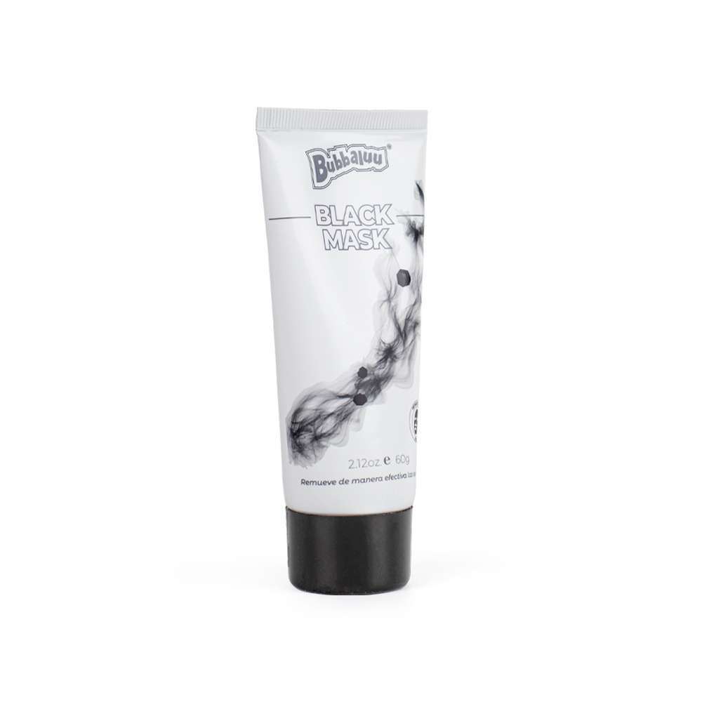 Mascarilla Black Mask Puntos Negros Bubbaluu – vista frontal | Levora Perú