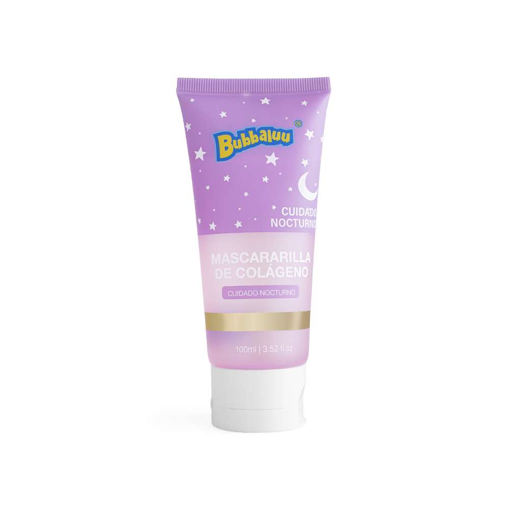 Mascarilla Facial de Colágeno Nocturna Bubbaluu | Levora Perú