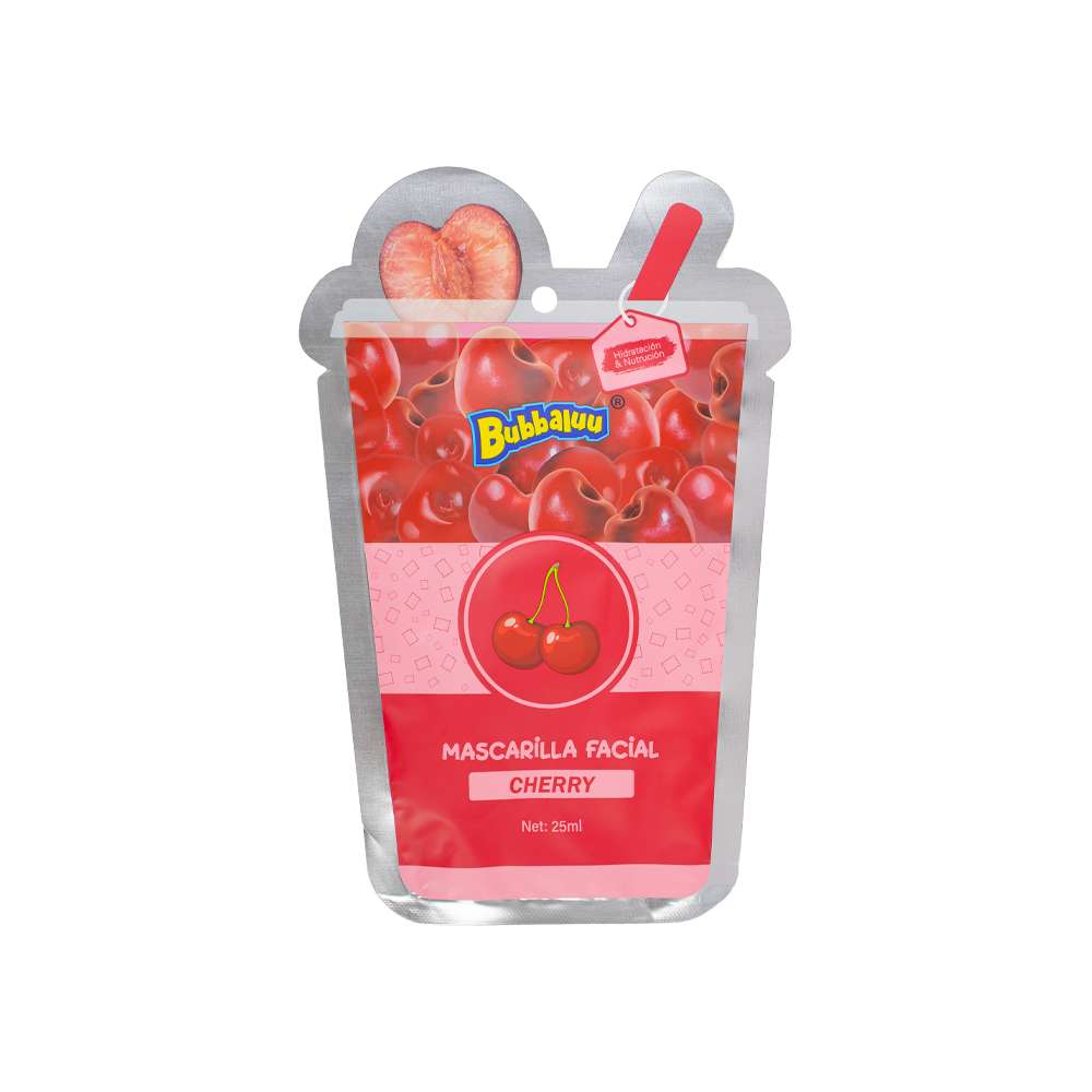 Mascarilla Facial Frutal Bubbaluu – sabor 3 | Levora Perú