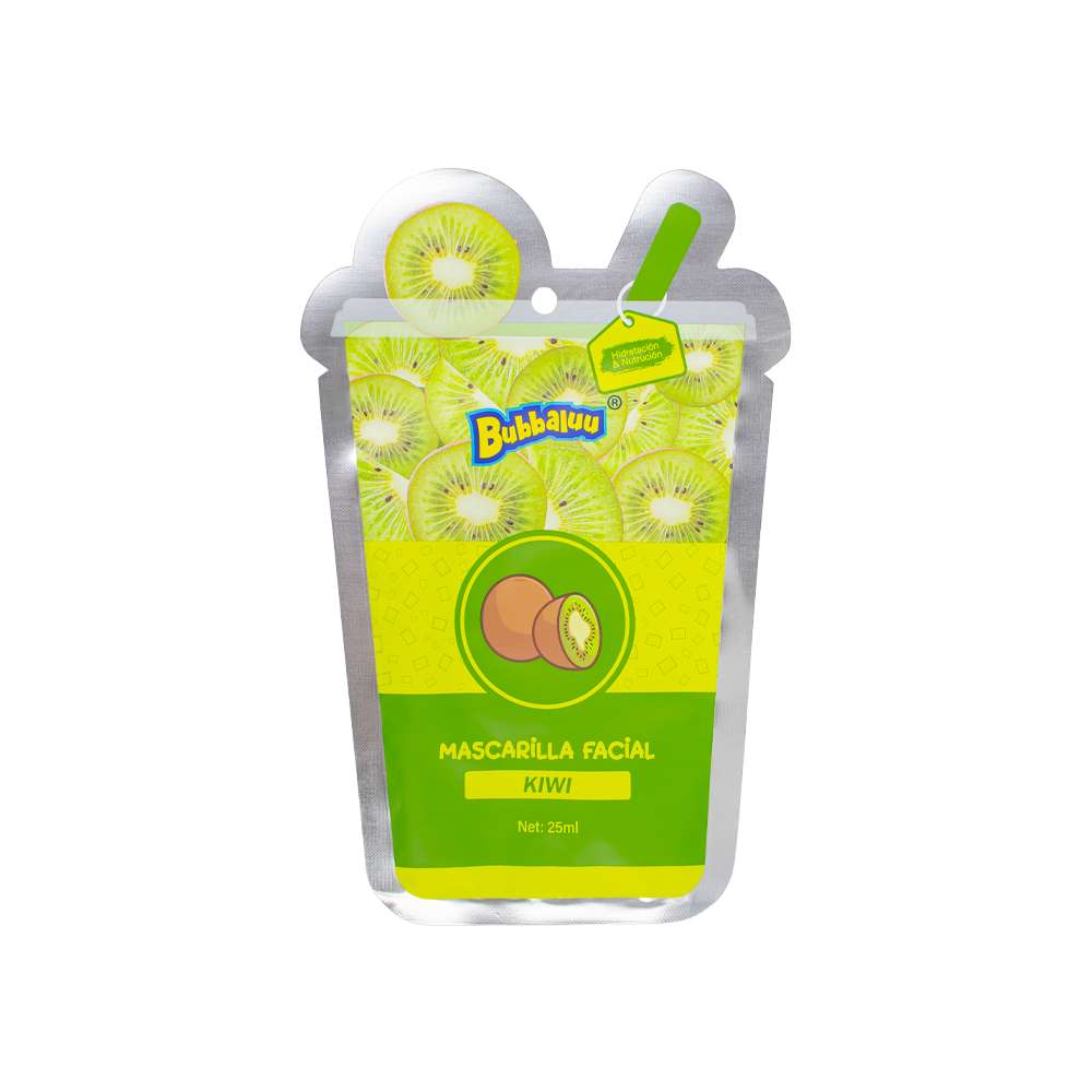 Mascarilla Facial Frutal Bubbaluu – sabor 6 | Levora Perú