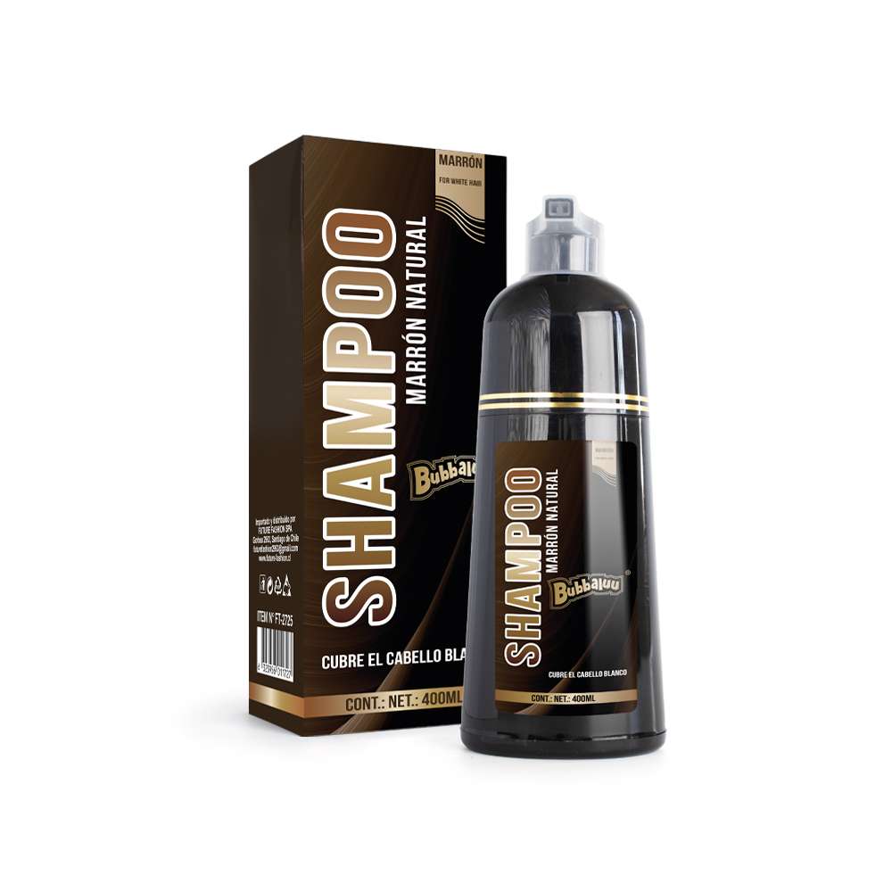 Shampoo Matizador Cubre Canas Bubbaluu – vista frontal | Levora Perú