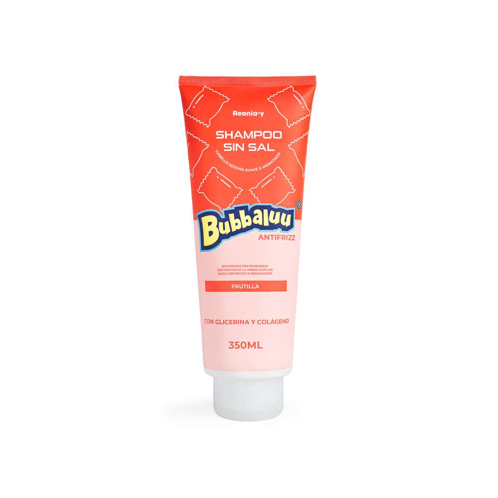 Shampoo sin Sal para Rizos Bubbaluu – vista frontal | Levora Perú