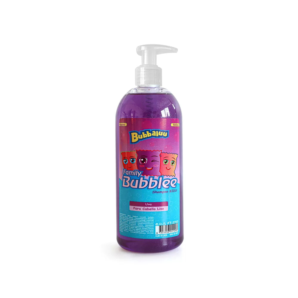 Shampoo y Acondicionador Kids Bubblee – vista frontal | Levora Perú