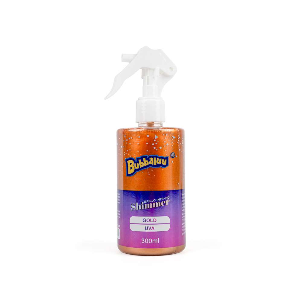 Shimmer Corporal Bubbaluu 300 ml – vista frontal | Levora Perú